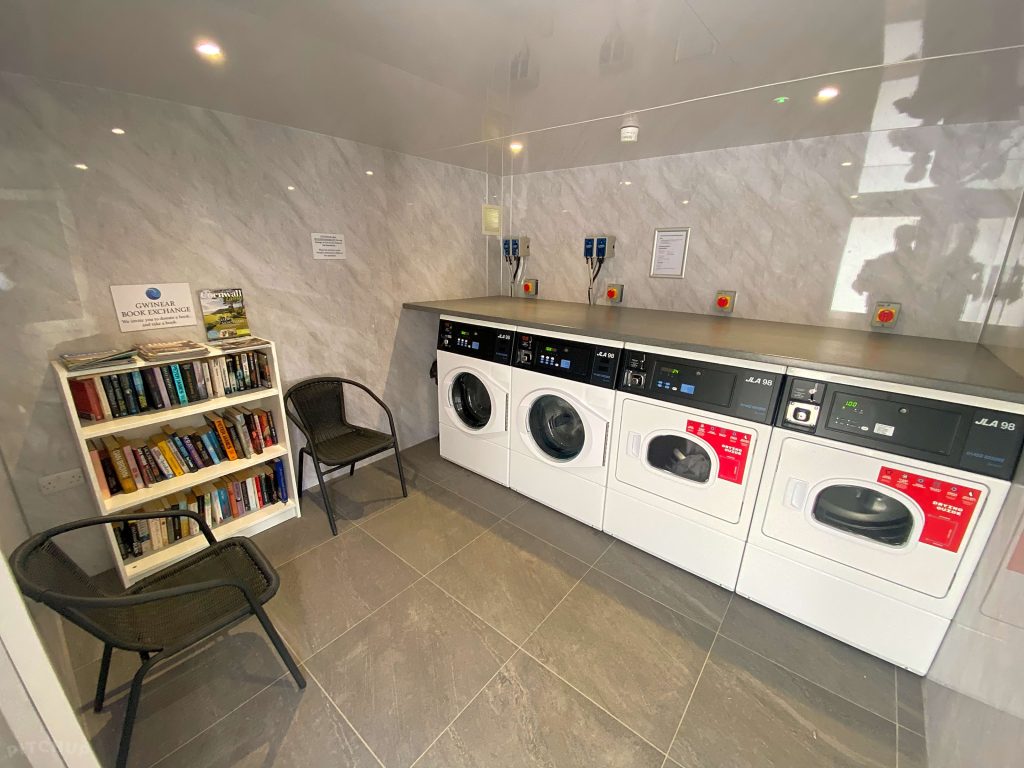 laundrette and book swap